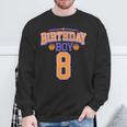 8º Cumpleaños Niño Baloncesto Amante 8 Años Bday Camisa de entrenamiento Regalos para ancianos