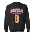 8º Cumpleaños Niño Baloncesto Amante 8 Años Bday Camisa de entrenamiento