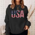 Estados Unidos Estados Unidos De América American Holiday 4 De Julio Camisa de entrenamiento Regalos para ella