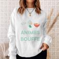 Jeuxideo Les Animes Ou La Bouffe Japon Animé Cadeau Manga Haut De Gamme Sweater e Cadeaux pour elle