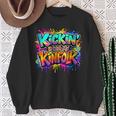 Kickin' It With My Kinfolk Family Reunion Sweatshirt Gifts for Old Women
