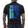 10 Geburtstag Jungs Handball Zehnter Geburtstag T-Shirt mit Rückendruck