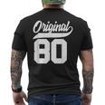 46Geburtstag Geschenk Mann Frau Original Jahrgang 1980 T-Shirt mit Rückendruck