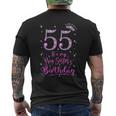 55 Es Ist Der Geburtstag Meiner Großenchwester Rosa Krone 55 Jahre Alt T-Shirt mit Rückendruck