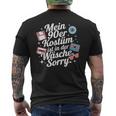 90Er Party Kostüm Ist In Der Wäsche Retro Outfit Neunziger T-Shirt mit Rückendruck