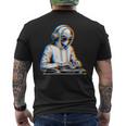 Alien Dj Edm Musique Ovni Avec Lunettes Deoleil Raver T-shirt imprimé au dos