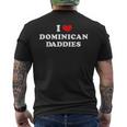 Amo I Papà Dominicani Amo I Papà Dominicani T-shirt da uomo con stampa posteriore