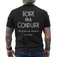 Boire Ou Conduireu Le Prix De L'essence J'ai Choisi T-shirt imprimé au dos