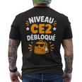 Enfant Humour École Élève Rentrée Des Classes Niveau Ce2 T-shirt imprimé au dos