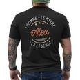Hombre Idea De Regalo Alex Con Nombre Para Alex Camiseta Hombre Estampado Espalda