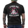 Humour Licorne Piscineacances J’Peux Pas J’Ai Aqua Licorne T-shirt imprimé au dos
