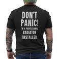 Installateur De Radiateur T-shirt imprimé au dos