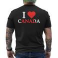 I Love Canada Anal Divertido Adulto Humor Desquiciado Obsceno Meme Camiseta Hombre Estampado Espalda