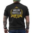 Miglior Fratello Del Mondouper Regalo Festa Del Papà T-shirt da uomo con stampa posteriore