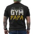 Palestra Papa Training Pesi Fitness Allenamento Papà Padre T-shirt da uomo con stampa posteriore