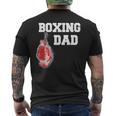 Papá Boxeador Padre Boxeador Camiseta Hombre Estampado Espalda