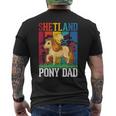 Ponyhetland Papà T-shirt da uomo con stampa posteriore