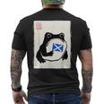 Schottische Flagge Herren Damen Kinderchottland T-Shirt mit Rückendruck