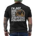 Stalactitestalagmites Caverne Explorateur De Grottes T-shirt imprimé au dos