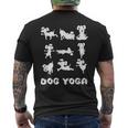 Süßer Yoga Hund Meditation Haustier Hundebesitzer T-Shirt mit Rückendruck
