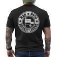 Uomo Mito Brisket Leggenda Papà Barbecue Grigliare Carne Fumo T-shirt da uomo con stampa posteriore
