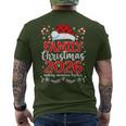 Matching Family Christmas 2026 Pajama Xmas Squad Men's T-shirt Back Print
