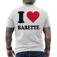 J'aime Babette T-shirt imprimé au dos