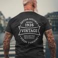 100E Anniversaire Né En 1926 intage 100 Ans T-shirt imprimé au dos Cadeaux pour les vieillards