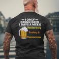 Buveur De Bière Drôle Je Ne Bois De La Bière Que 3 Jours Paremaine T-shirt imprimé au dos Cadeaux pour les vieillards