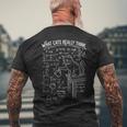 Ce Que Les Chats Pensentraiment D'un Chat Drôle Etarcastique Encience Et En Physique T-shirt imprimé au dos Cadeaux pour les vieillards