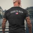 Drapeau De Porto Rico Puerto Rican T-shirt imprimé au dos Cadeaux pour les vieillards