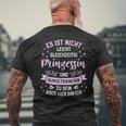 Es Ist Nicht Leicht Gleichzeitig Prinzessin Und Hundetrainer T-Shirt mit Rückendruck Geschenke für alte Männer