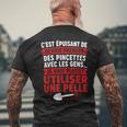 Humour Pelle Drôle Prendre Des Pincettes Aves Les Gens T-shirt imprimé au dos Cadeaux pour les vieillards