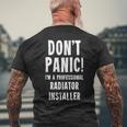 Installateur De Radiateur T-shirt imprimé au dos Cadeaux pour les vieillards