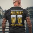 Was Ist Besser Als Ein Apfelwein Zwei Apfelwein Genuss T-Shirt mit Rückendruck Geschenke für alte Männer