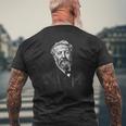 Juleserne Affiche L'enseignant T-shirt imprimé au dos Cadeaux pour les vieillards