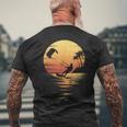 Kitesurfing Retro T-shirt imprimé au dos Cadeaux pour les vieillards