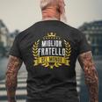 Miglior Fratello Del Mondouper Regalo Festa Del Papà T-shirt da uomo con stampa posteriore Regalos para ancianos