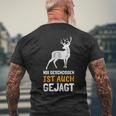 Nix Geschossen Ist Auch Gejagt Lustiges Für Jöger T-Shirt mit Rückendruck Geschenke für alte Männer
