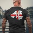 Nordirland Flagge Nordirland Reise Nordirland T-Shirt mit Rückendruck Geschenke für alte Männer