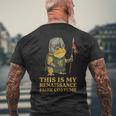 This Is My Renaissance Faire Costume Men's T-shirt Back Print Gifts for Old Men