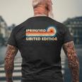Springfield Retro 70S 80Sunsettripe T-shirt imprimé au dos Cadeaux pour les vieillards
