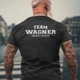 Stolze Familie Nachname Geschenk T-Shirt mit Rückendruck Geschenke für alte Männer