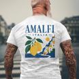 Graphismeouvenir De La Côte Rétro D'amalfi Italia En Forme De Citron T-shirt imprimé au dos Cadeaux pour les vieillards