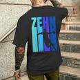 10 Geburtstag Jungs Handball Zehnter Geburtstag T-Shirt mit Rückendruck Geschenke für Ihn