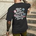 90Er Party Kostüm Ist In Der Wäsche Retro Outfit Neunziger T-Shirt mit Rückendruck Geschenke für Ihn