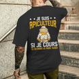 Abeille Je Cours Tu Devrais Le Faire Aussi Drôle Apiculteur T-shirt imprimé au dos Cadeaux pour lui