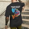 Aquarianer Aquaristik Aquarium Lustigerpruch Guppy T-Shirt mit Rückendruck Geschenke für Ihn