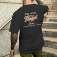 Das Ist Ein Bangert Ding Lustiges Familie Bangert T-Shirt mit Rückendruck Geschenke für Ihn