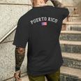 Drapeau De Porto Rico Puerto Rican T-shirt imprimé au dos Cadeaux pour lui